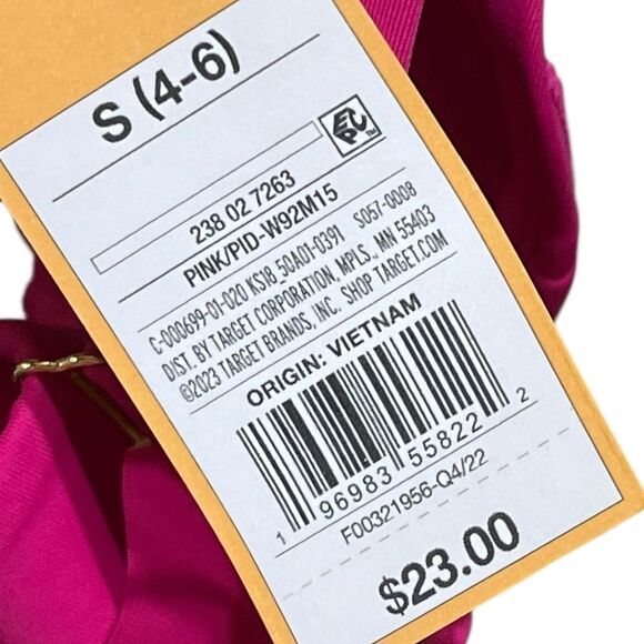 Kona Sol Raspberry Pink Underwire Swimwear Top, Size S, NWT - Picture 5 of 7